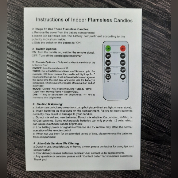 Homemory 9x3" Dancing Flame Flameless Candle Set of 2 - Picture 11 of 13